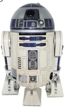  ??  ?? An R2-D2 droid that appeared in several “Star Wars” movies could fetch up to $2 million in an auction set for June 26 to 28.