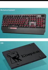  ??  ?? Mechanical keyboard SSD