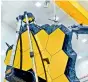  ?? Nasa ?? This handout image released by NASA on shows Nasa’s James Webb Space Telescope undergoing tests at Northrop Grumman in California. —