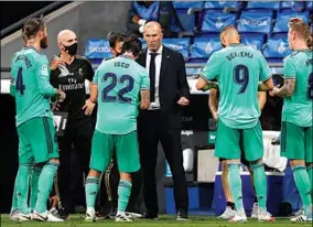  ??  ?? Real Madrid heeft de beste papieren om kampioen van Spanje te worden en coach Zinédine Zidane verzekert dat zijn spelers pas zullen rusten als de landstitel binnen is. (Foto: Goal)