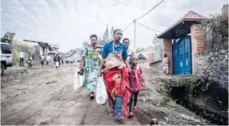  ??  ?? La ville de Goma s’est vidée de ses habitants