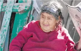  ??  ?? María Cristina
González de 82 años /FOTOS: JAIME FARRERA