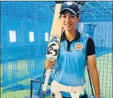  ?? BCCI/FILE PHOTO ?? Baroda’s Yastika Bhatia smashes a fine half-century.