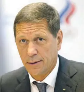  ??  ?? Russian Olympic Committee president Alexander Zhukov said that it is not an easy process to collect all medals