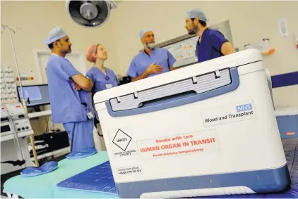  ??  ?? Halton has 36,789 people who are registered as organ donors – a rise of more than 8,000 people from the 28,616 registered just five years ago