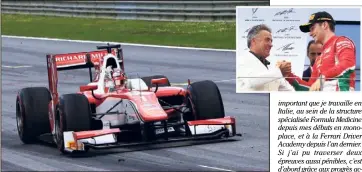  ??  ?? Débutant épatant en F, Charles Leclerc (ici félicité par Jean Alesi sur le podium autrichien) atomise la concurrenc­e cette saison en enchaînant pole positions () et victoires () à toute vitesse. (Photos Georges Decoster)