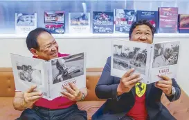  ?? Photos by GEREMY PINTOLO ?? Wellington Soong (left) with his eldest son Marc.