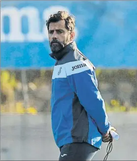  ?? FOTO: MANEL MOMTILLA ?? Quique Sánchez Flores es el actual técnico de la primera plantilla