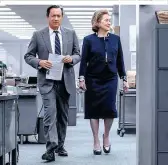  ??  ?? Tom Hanks und Meryl Streep spielen erstmals gemeinsam in einem Film: Streep ist „Die Verlegerin“der Washington Post, Hanks ihr Editor