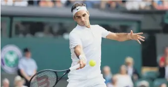  ??  ?? Roger Federer is the strong favourite to win the men’s title.