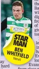  ??  ?? STAR MAN BEN WHITFIELD Yeovil