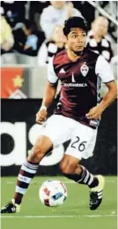  ?? CORTESÍA ?? Dennis Castillo suma dos juegos con el Colorado Rapids.