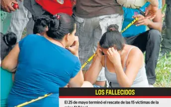  ?? FOTO/Q’HUBO ?? El dolor de las familias.