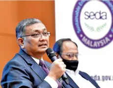  ?? — Bernama photo ?? Shamsul in a media conference yesterday said all FiT quotas can be applied via e-bidding through the SEDA Malaysia website, www.seda.gov.my, from June 1 for biogas, June 8 for mini hydro and June 22 for biomass.