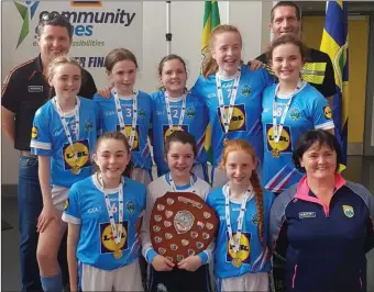  ??  ?? Firies U13 Girls Community Games Indoor Soccer Munster champions.