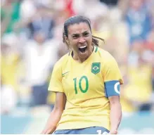  ?? ?? Marta ha sido una seis veces ganadora del premio a la mejor futbolista