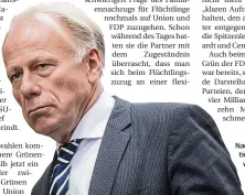  ?? FOTO: DPA ?? Nach zwölf Jahren Opposition wollten die Grünen wieder mitregiere­n, auch Parteilink­e wie Jürgen Trittin (63).