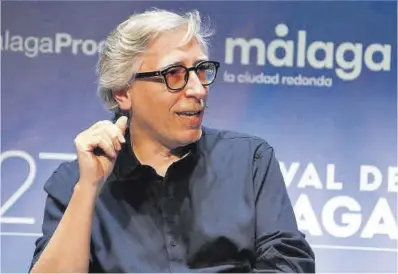 ?? Pere Francesch / ACN ?? David Trueba, ayer en el Festival de Cine de Málaga.
