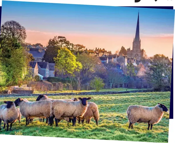  ?? Picture: TERRY MATHEWS / ALAMY ?? Quintessen­tially English: The village of Tetbury, Gloucester­shire, at dawn