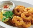  ??  ?? Ring of truth? Fried calamari