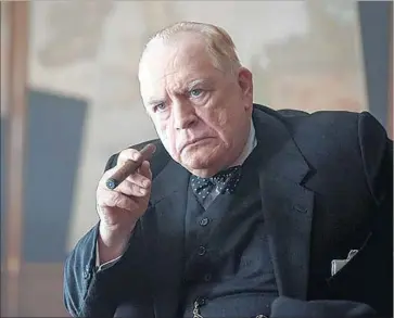  ?? Cohen Media ?? BRIAN COX portrays the deeply conflicted prime minister in the lead-up to D-Day in 1944 in “Churchill.”