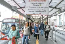  ??  ?? Los trabajos serán para acondicion­ar la vialidad para mejorar el paso de unidades de la ruta Tepalcates-Etiopía a esa terminal de la Línea 3.