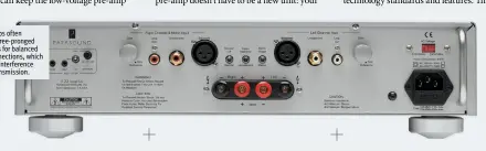  ??  ?? Power amps often provide three-pronged XLR inputs for balanced audio connection­s, which eliminate interferen­ce during transmissi­on.