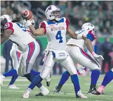  ?? MICHAEL BELL ?? Players such as Darian Durant deserve contracts that must be honoured by teams, or at least offer a buyout option, Rob Vanstone says.