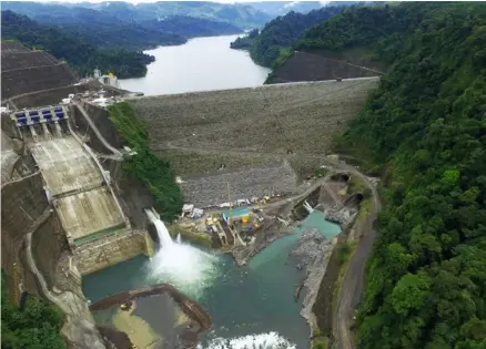  ?? ICE ?? Reventazón es la planta hídrica con mayor capacidad de Costa Rica, pero en el 2019 solo aportó 845 gigavatios de energía. El ICE proyectaba 1.500 por año cuando la inauguró, en el 2016.