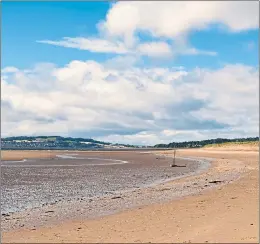  ?? ?? Monifieth beach which looks out on to Buddon Ness