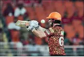  ?? ?? Sunrisers Hyderabad batter Travis Head in action
