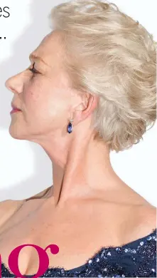  ??  ?? Graceful: Helen Mirren