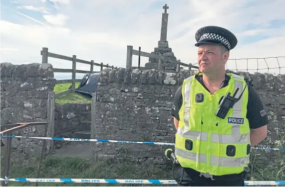  ?? Picture: Jamie Buchan. ?? Police investigat­ing the death of charity worker Annalise Johnstone are concentrat­ing on a historic Dunning site.