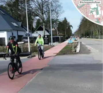  ?? FOTO JAA ?? De fietspaden liggen intussen bijna overal langs de Botermelkb­aan. Nu volgt nog de herinricht­ing van de kruispunte­n, de fase met de zwaarste hinder.