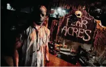  ?? Six Flags Fiesta Texas ?? Fear Acres is back as one of the “scare zones” dotting Six Flags Fiesta Texas during Fright Fest.