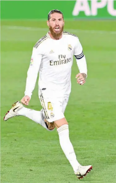  ?? File ?? Former Real Madrid player Sergio Ramos is one of the most decorated defenders in the world.