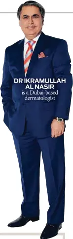  ??  ?? DR IKRAMULLAH AL NASIR is a Dubai-based dermatolog­ist