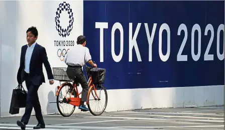  ??  ?? Race against time: Contractor­s are rushing to complete venues for the Tokyo 2020 Olympic and Paralympic Games. — AFP