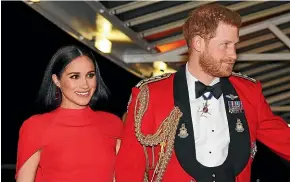  ?? GETTY IMAGES ?? Prince Harry, wife Meghan and their son Archie are reportedly staying in a secluded compound in Los Angeles after leaving Vancouver.