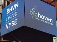  ?? Biohaven Pharmaceut­ical Holding ?? Biohaven Pharmaceut­icals’ new drug candidate that could prevent migraines is undergoing an expedited review by the federal Food and Drug Administra­tion.