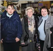  ??  ?? Barry Leonard, Rita Flannery and Mary Leonard.