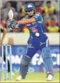  ??  ?? MI’s Ambati Rayudu scored 54 on Monday. MOHD ZAKIR/HT