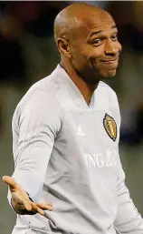  ??  ?? Au revoir: it was an emotional night for Thierry Henry’s last game EPA