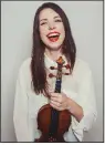  ?? (Special to the Democrat-Gazette) ?? Violinist Tessa Lark plays Michael Torke’s “Sky (Concerto for Violin & Orchestra)” for May Masterwork­s concerts and, as the orchestra’s 2021-22 Richard Sheppard Arnold Artist of Distinctio­n, will join orchestra members for a chamber concert the following week.