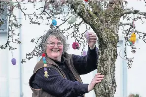  ??  ?? Eggcellent Gargunnock Easter Festival’s Grace Smellie