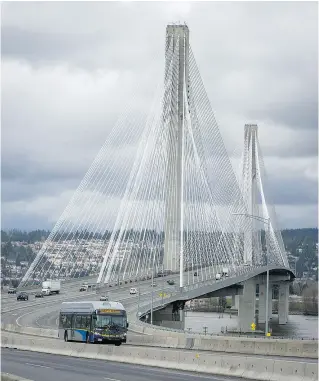  ?? RIC ERNST / PNG MERLIN ARCHIVE ?? Getting rid of tolls on the Port Mann Bridge and other bridges in Metro Vancouver was a key move by the NDP in courting voters in the suburban Lower Mainland ridings.