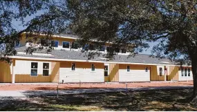  ??  ?? This is the first major constructi­on project that Empire and HomeAid have collaborat­ed on and is the third cottage being built for Boys and Girls Country through HomeAid Houston.