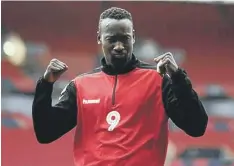  ??  ?? Striker Famara Diedhiou has left Bristol City.