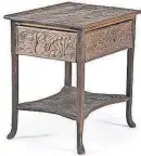  ?? [COWLES SYNDICATE] ?? This rare table, made in Minneapoli­s in 1905, sold in 2016 for $24,000.
