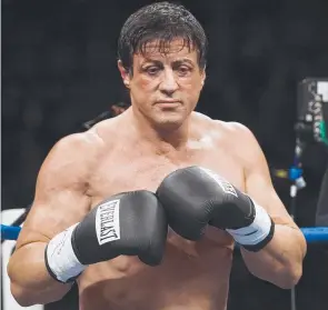  ??  ?? REDEEMED: Sylvester Stallone as his most famous movie creation, Rocky Balboa.